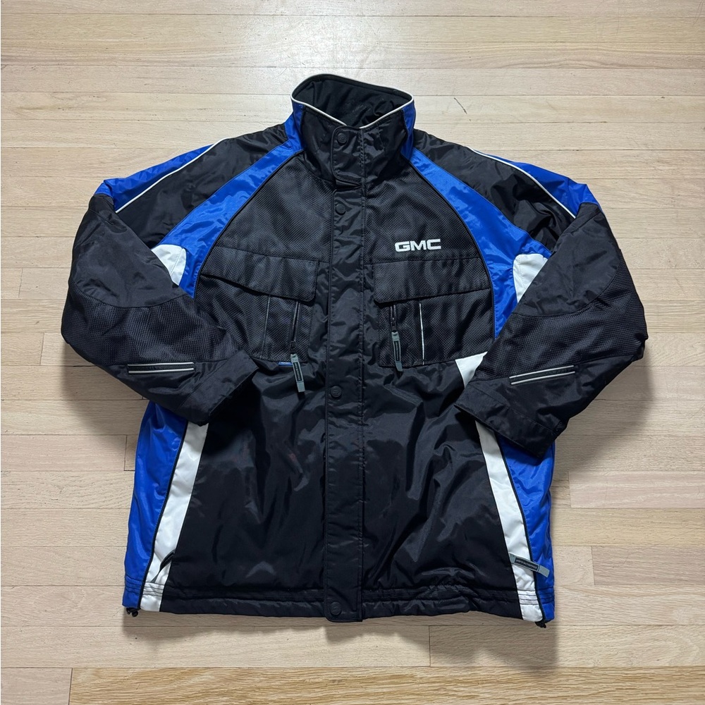 GMC black and blue jacket jacket men’s XL